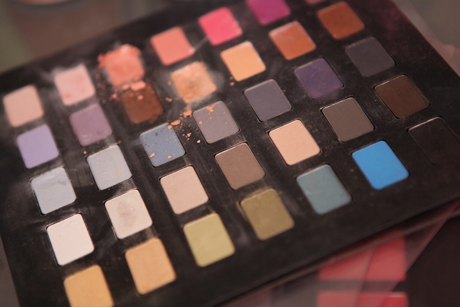 Farbpalette für Kosmetik